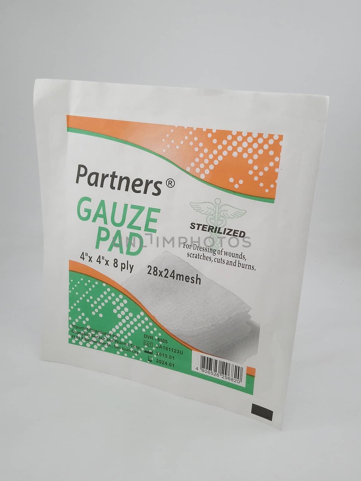  Partners gauze pad in Manila, Philippines by imwaltersy