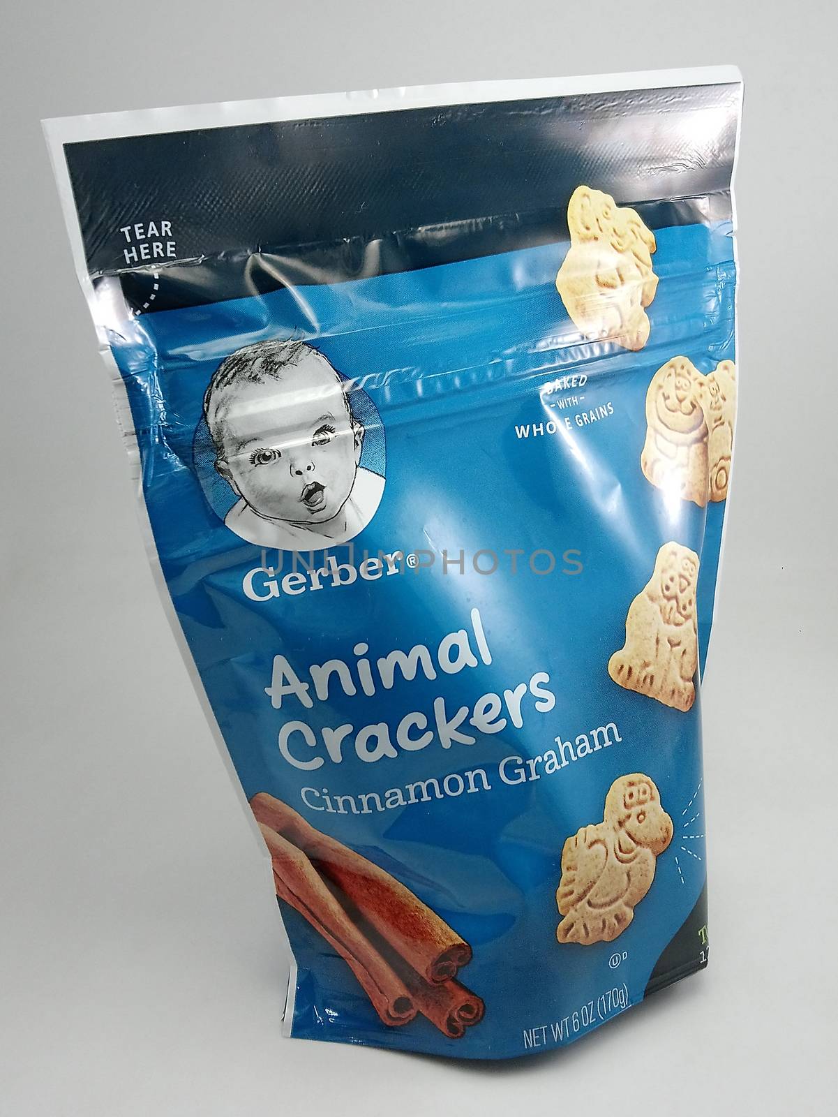 MANILA, PH - SEPT 22 - Gerber animal crackers cinnamon graham on September 22, 2020 in Manila, Philippines.