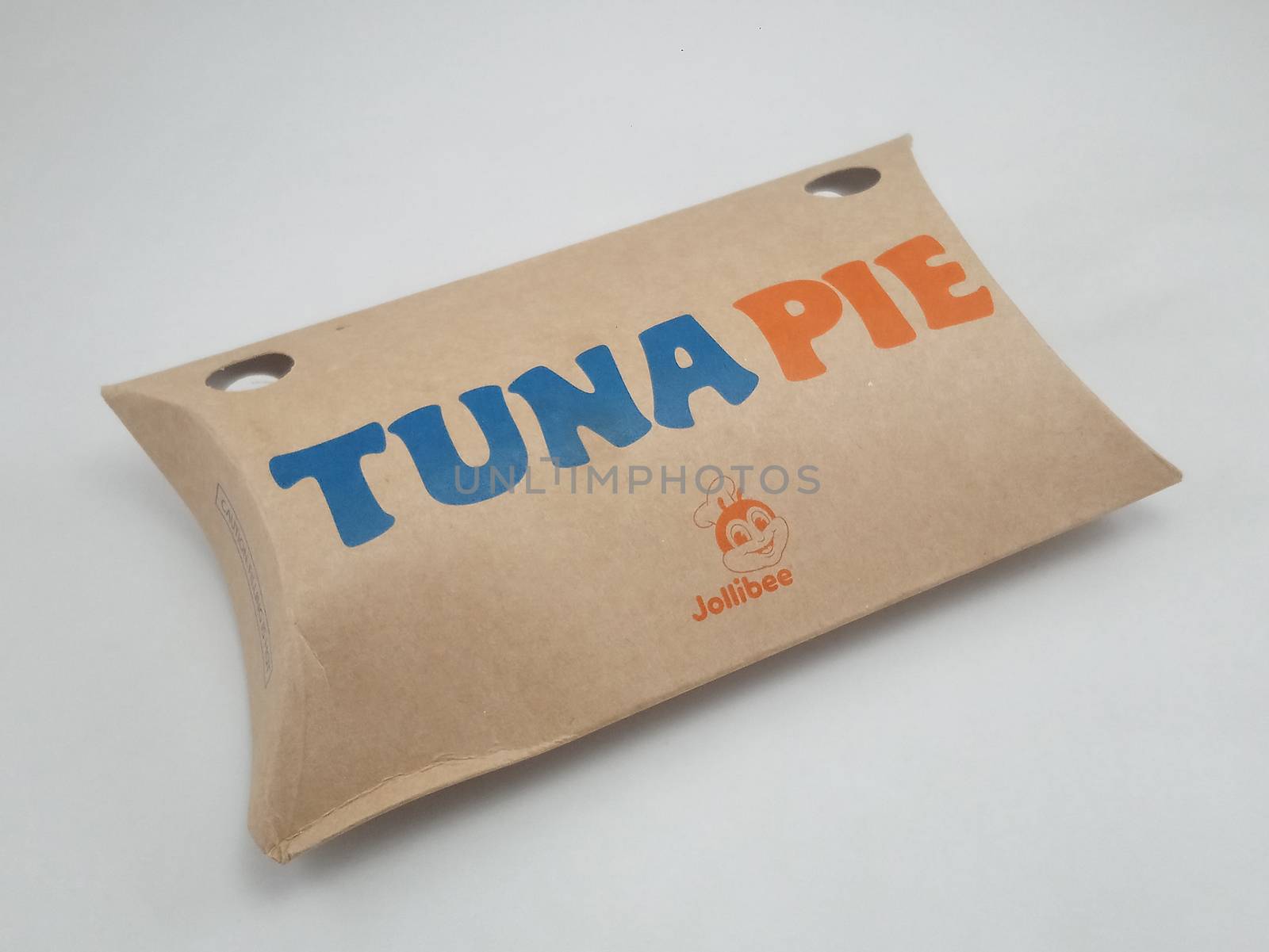 MANILA, PH - SEPT 22 - Jollibee tuna pie on September 22, 2020 in Manila, Philippines.
