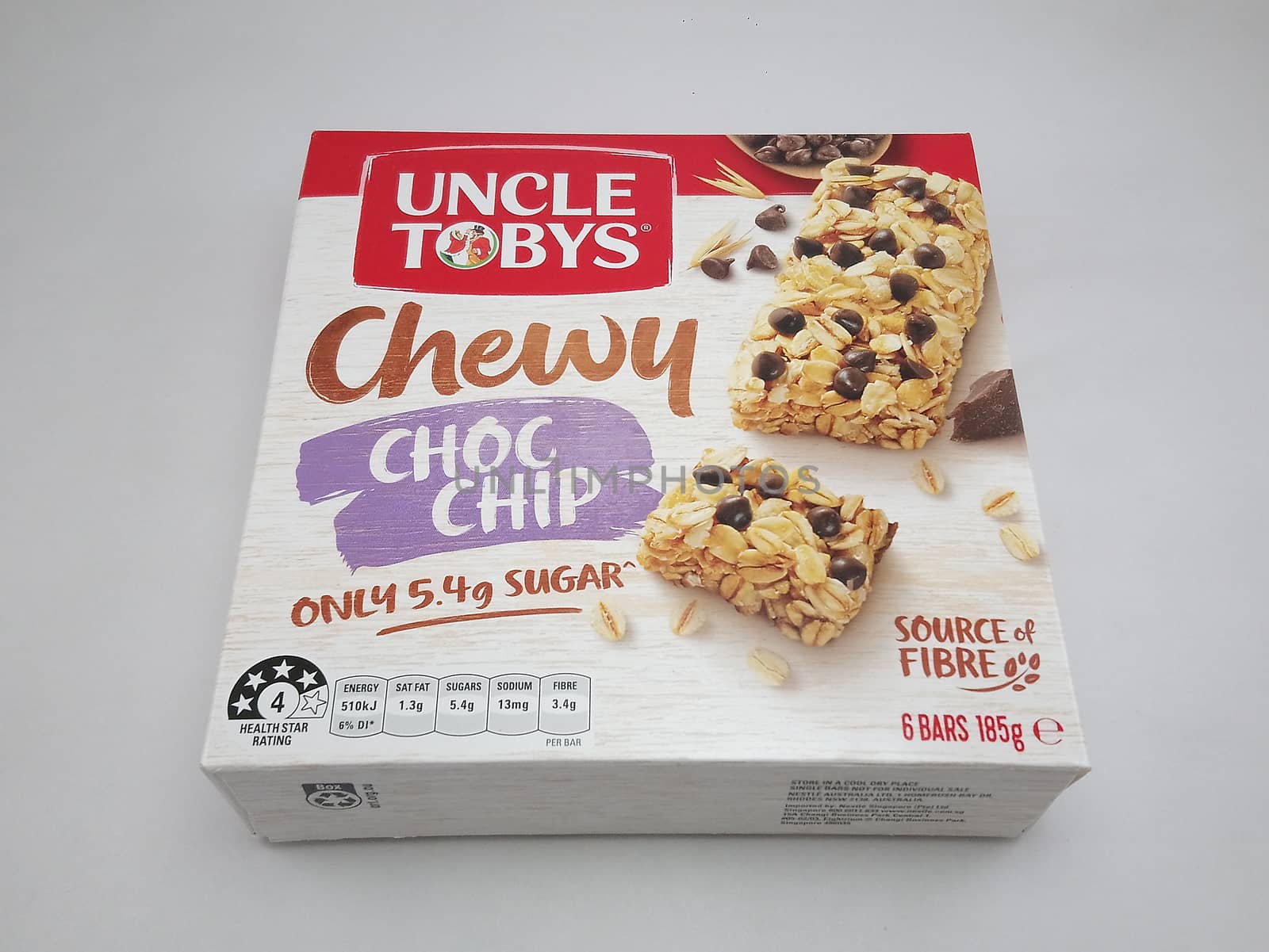 Uncle tobys chewy choc chip fiber bar in Manila, Philippines by imwaltersy