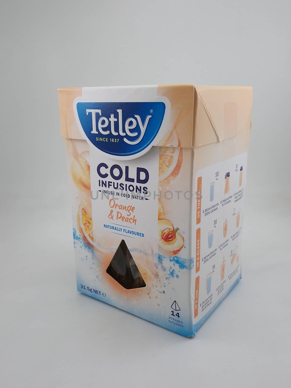 Tetley cold infusions orange and peach in Manila, Philippines by imwaltersy