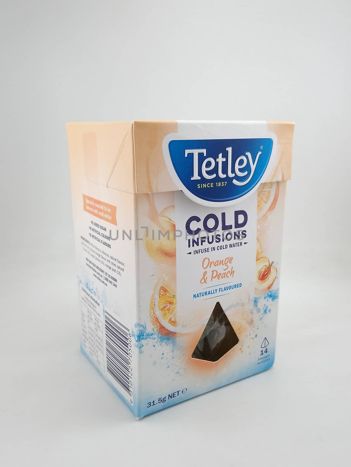 Tetley cold infusions orange and peach in Manila, Philippines by imwaltersy