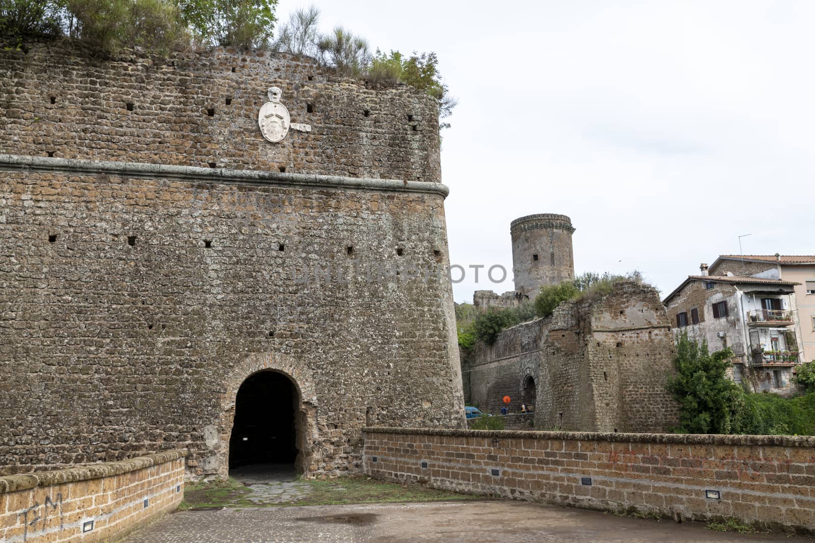 nepi,italy september 26 2020:Borgia castle in the town of Nepi