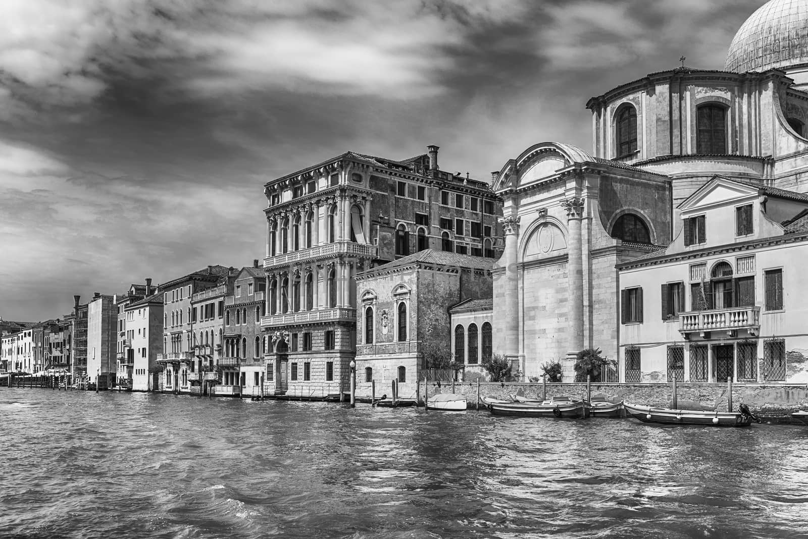 Scenic architecture along the Grand Canal in Venice, Italy by marcorubino