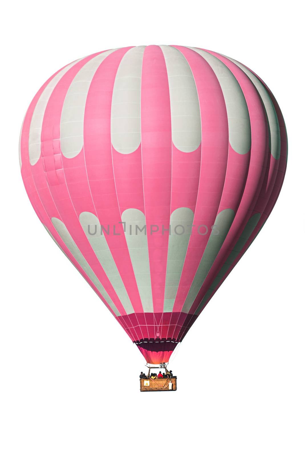 Pink and gray hot balloon  by fyletto