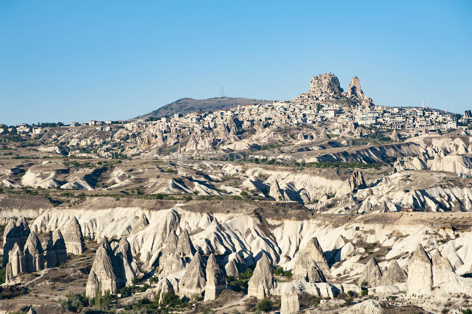 Uchisar castle in Cappadocia in Turkey by fyletto