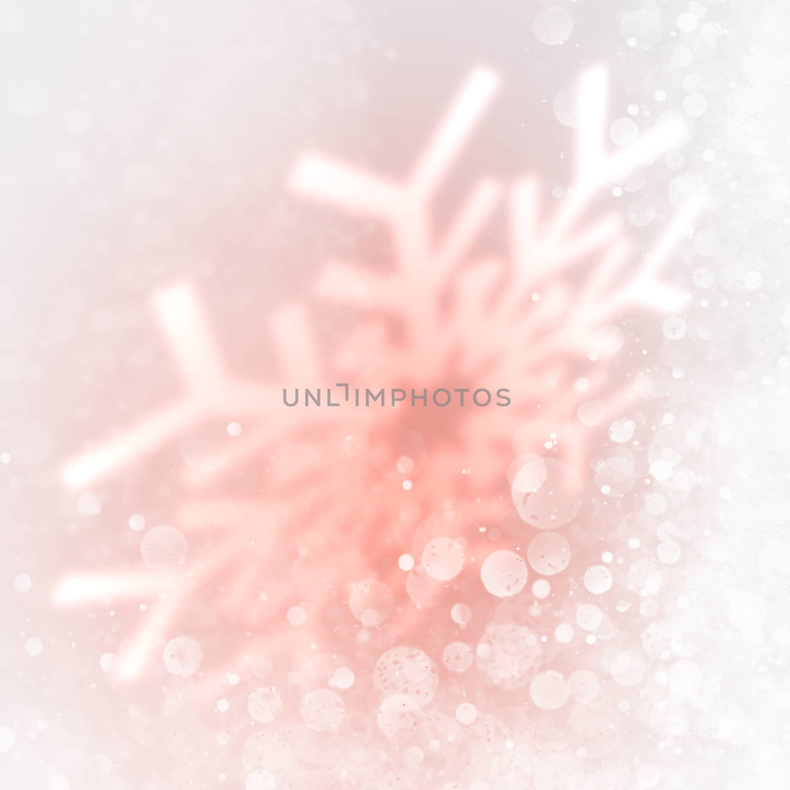 Winter Holiday Christmas Festive Snowflake Bright Background Template