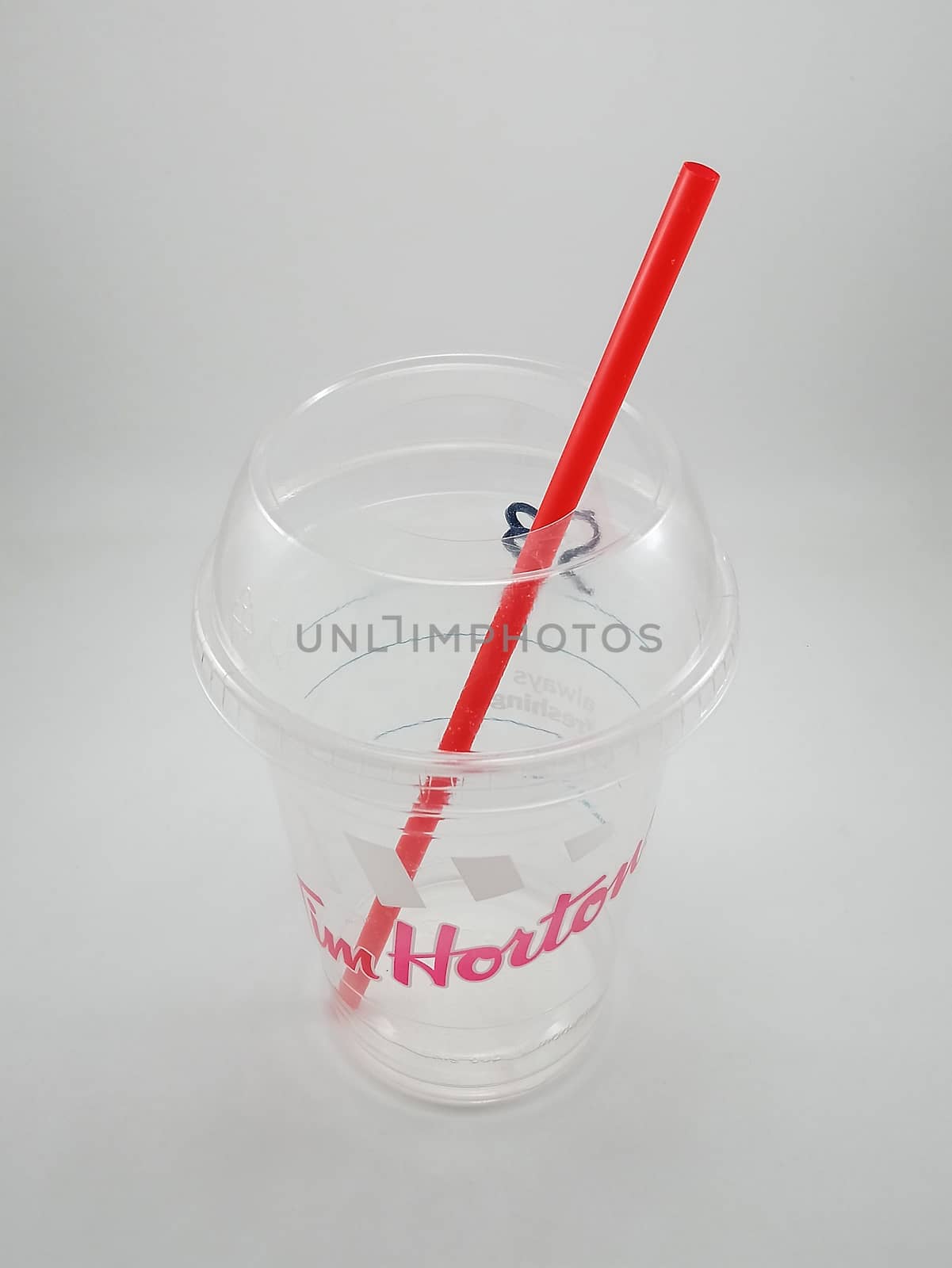 Tim hortons plastic cup in Manila, Philippines by imwaltersy