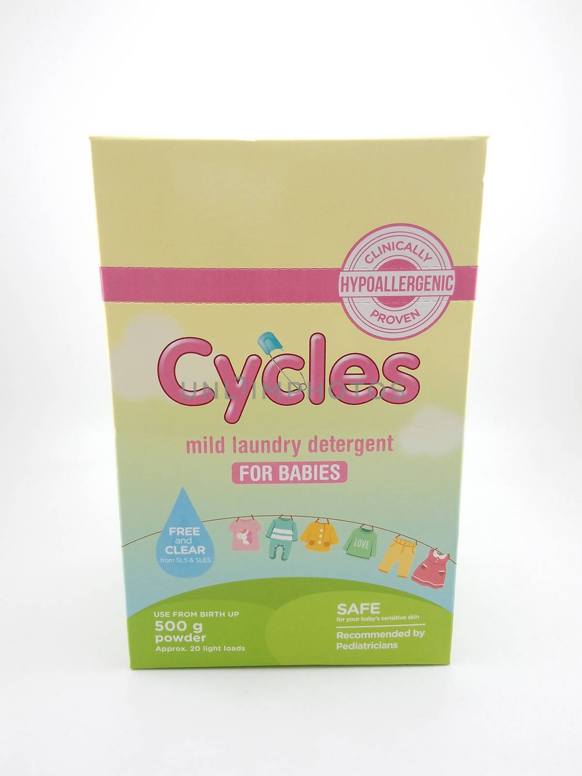 Cycles mild laundry detergent powder for babies in Manila, Phili by imwaltersy