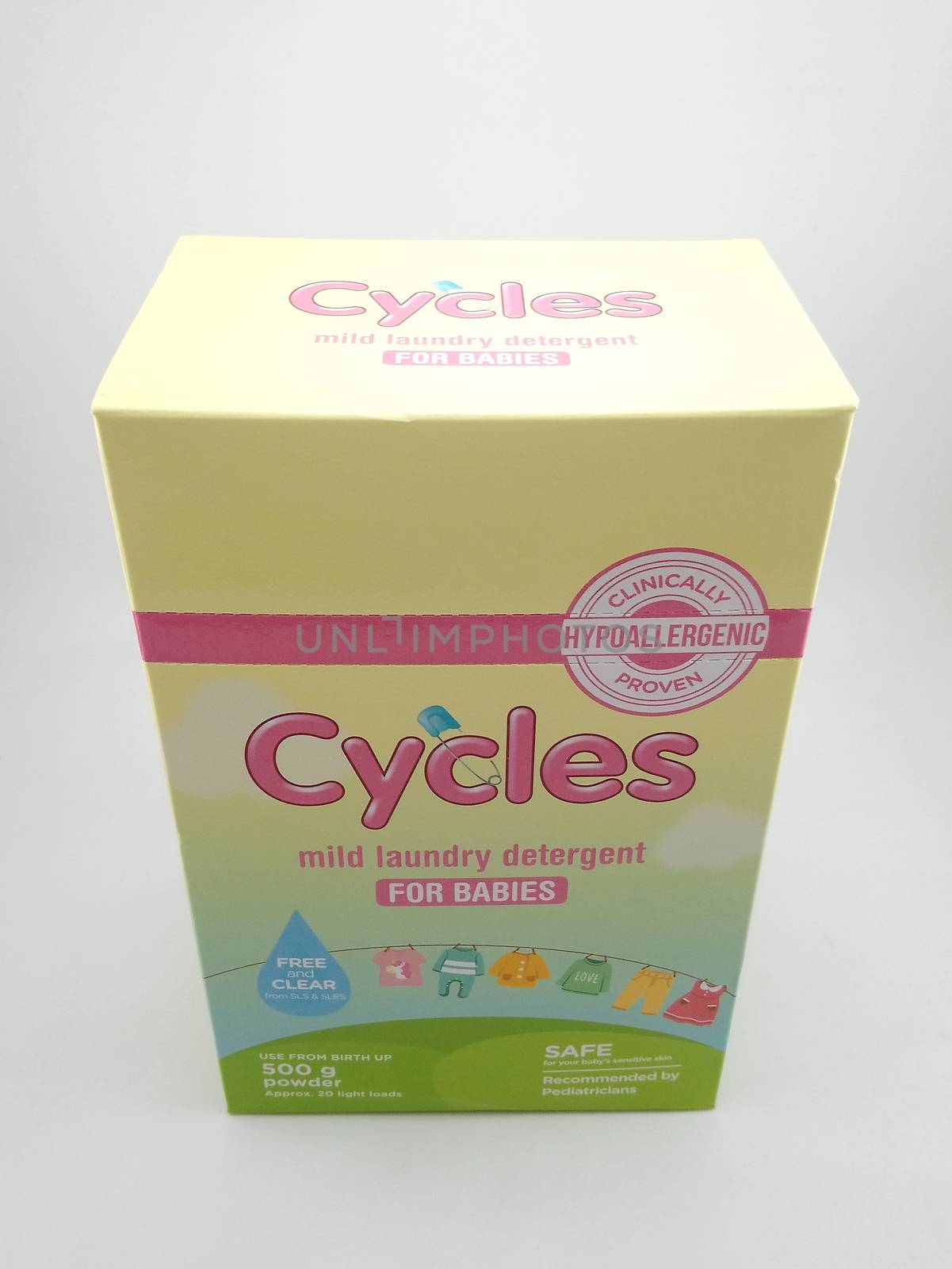 Cycles mild laundry detergent powder for babies in Manila, Phili by imwaltersy