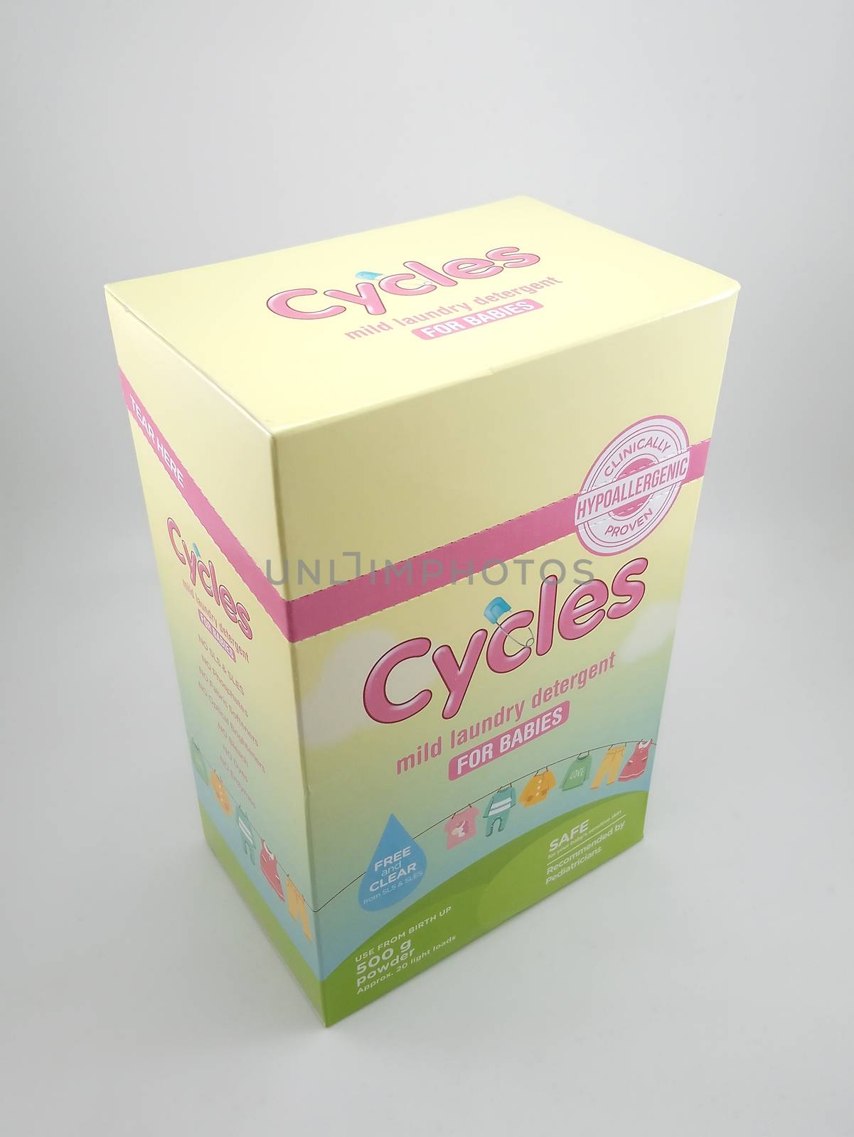 Cycles mild laundry detergent powder for babies in Manila, Phili by imwaltersy