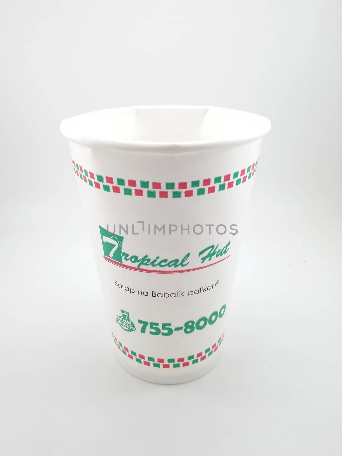 Tropical hut drinking cup in Manila, Philippines by imwaltersy