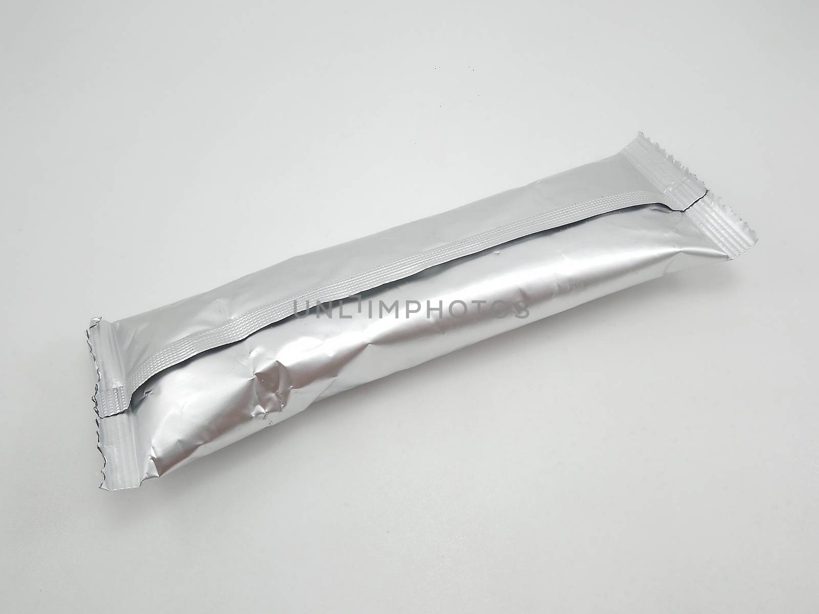 Coffee silver foil sachet by imwaltersy