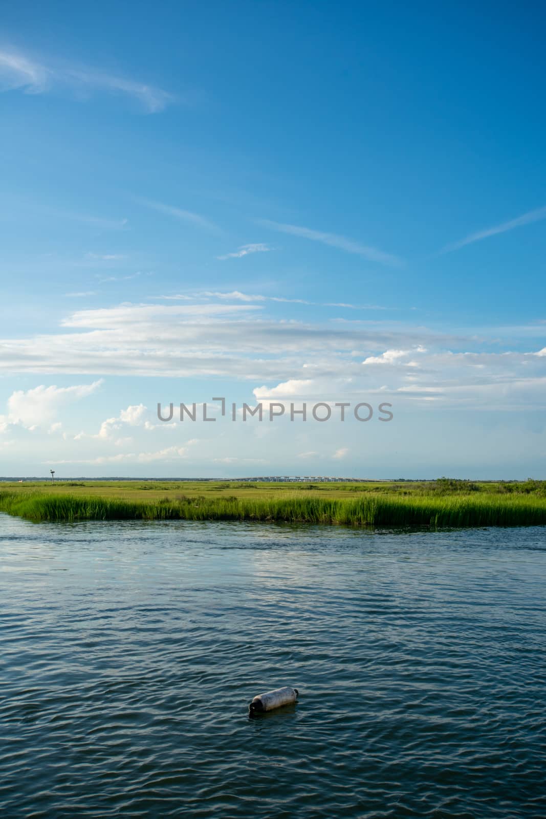 A Gorgeous View of the Bay and Lush Swampland Behind Wildwood New Jersey