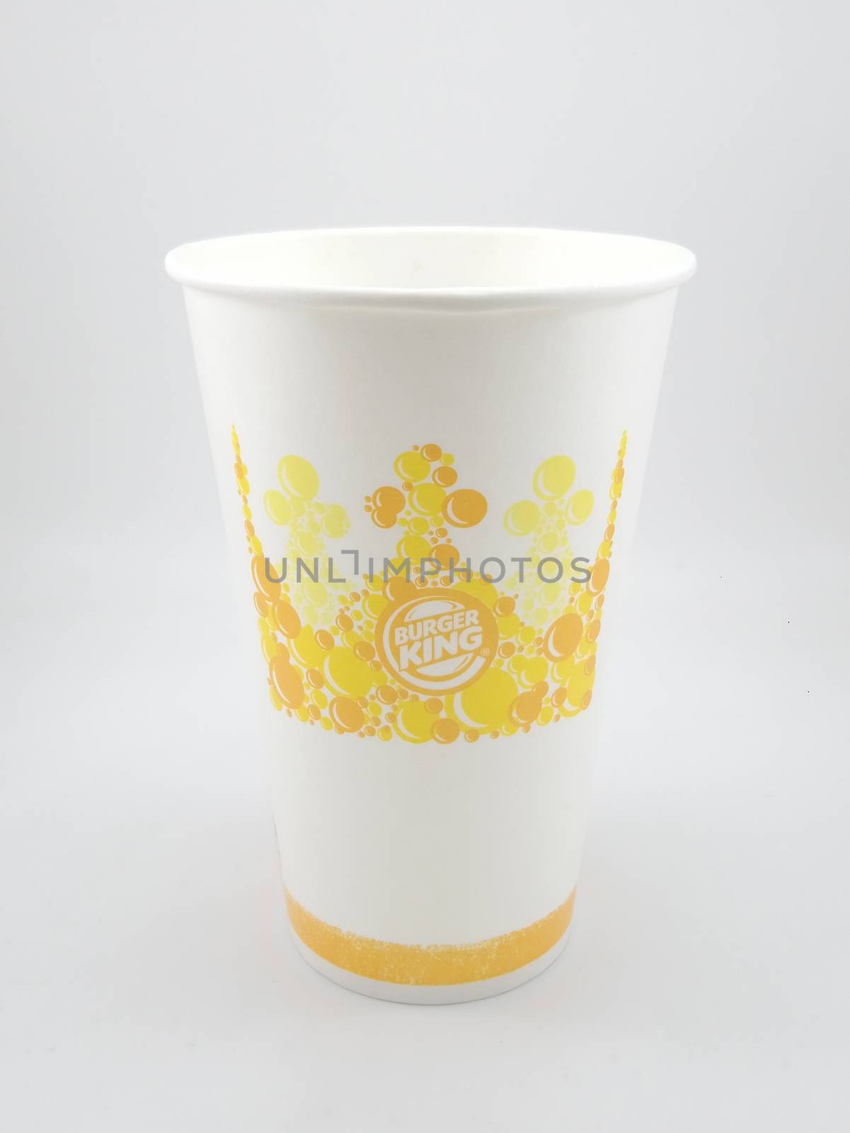 Burger king drinking cup in Manila, Philippines by imwaltersy