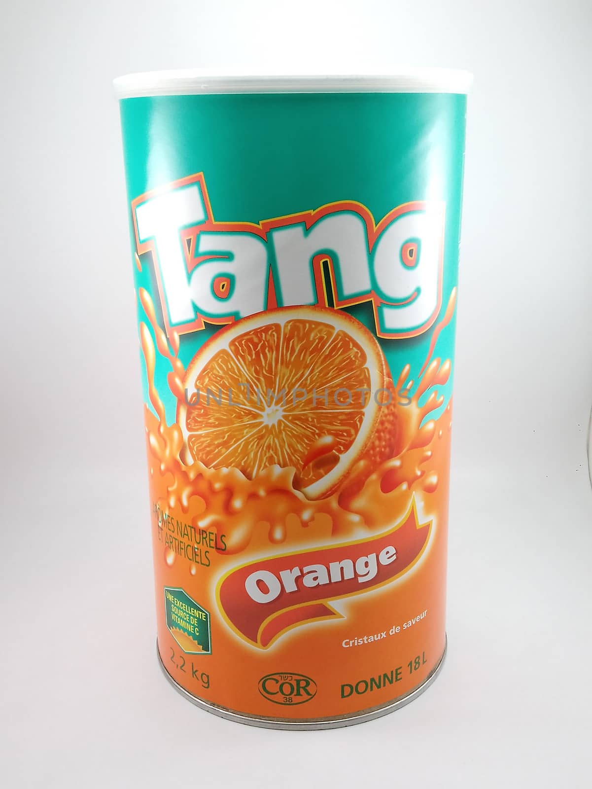 MANILA, PH - SEPT 24 - Tang orange juice powder on September 24, 2020 in Manila, Philippines.