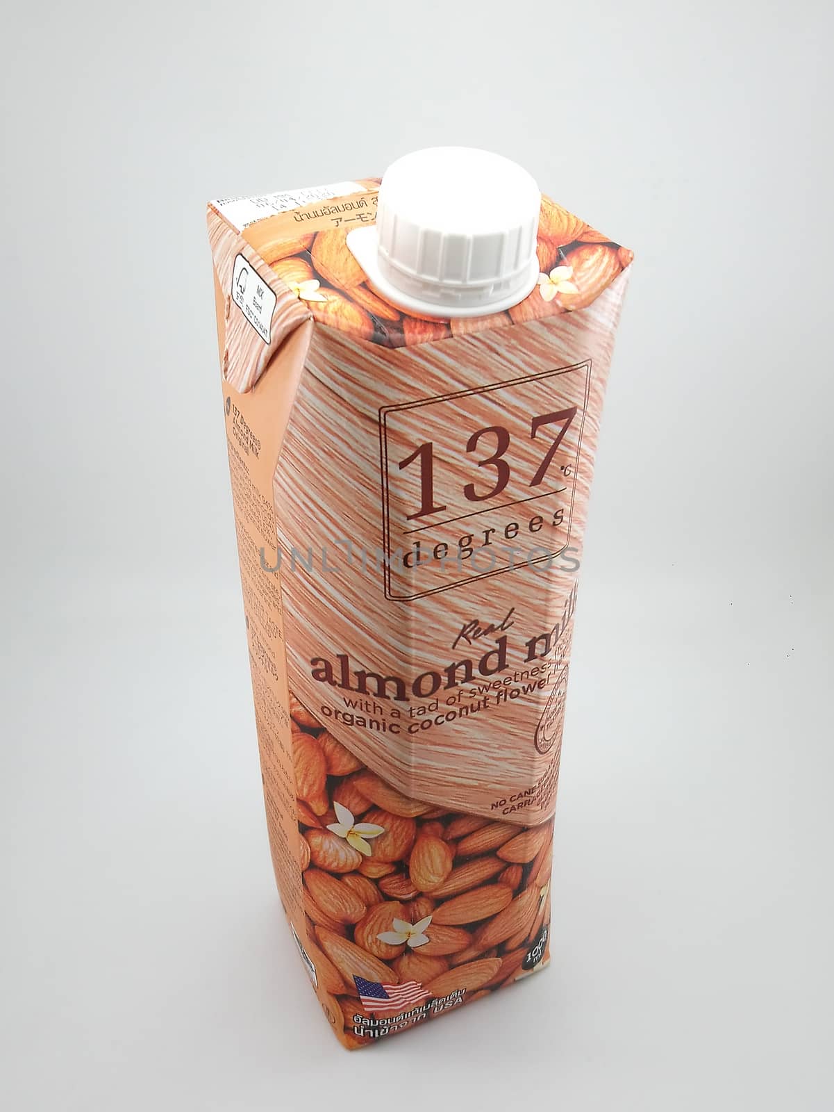 MANILA, PH - SEPT 24 - 137 degrees almond milk on September 24, 2020 in Manila, Philippines.