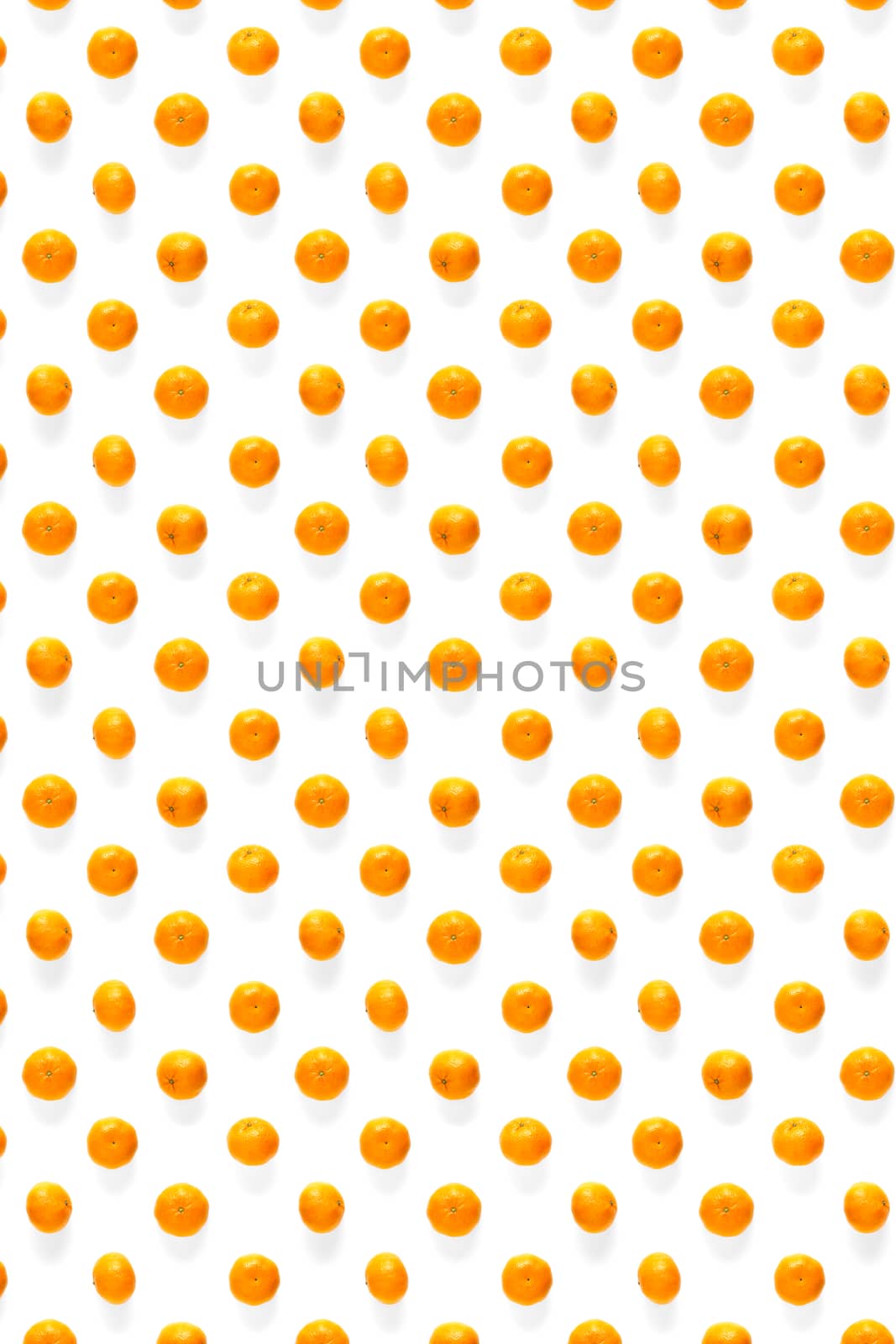 Isolated tangerine citrus collection background. Whole tangerines or mandarin orange fruits isolated on white background not pattern