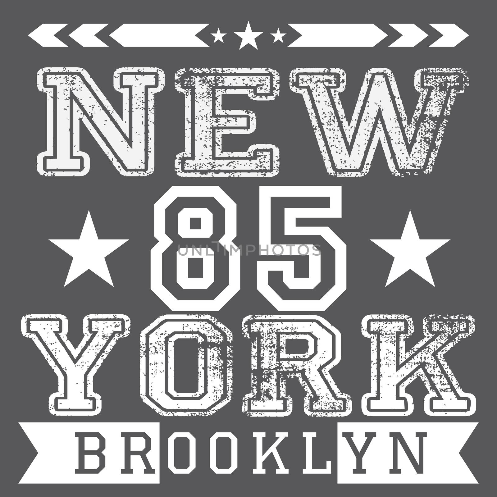 New York City retro vintage typography poster, t-shirt Printing design, vector Badge Applique Label by Lemon_workshop