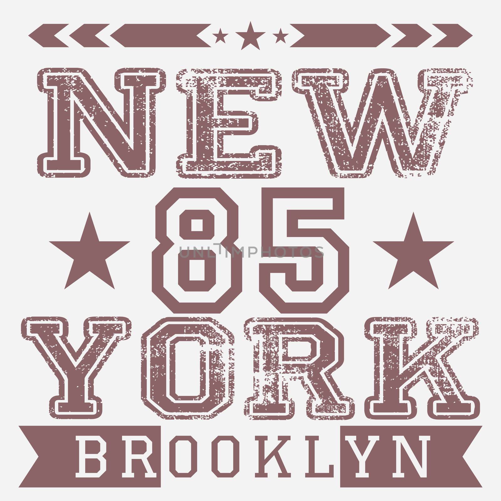 New York City retro vintage typography poster, t-shirt Printing design, vector Badge Applique Label by Lemon_workshop