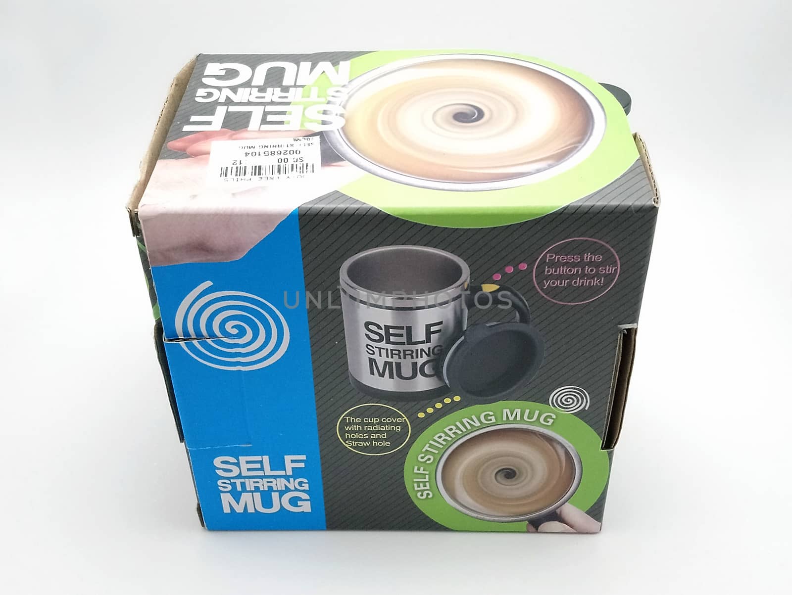 Self stirring mug box in Manila, Philippines by imwaltersy