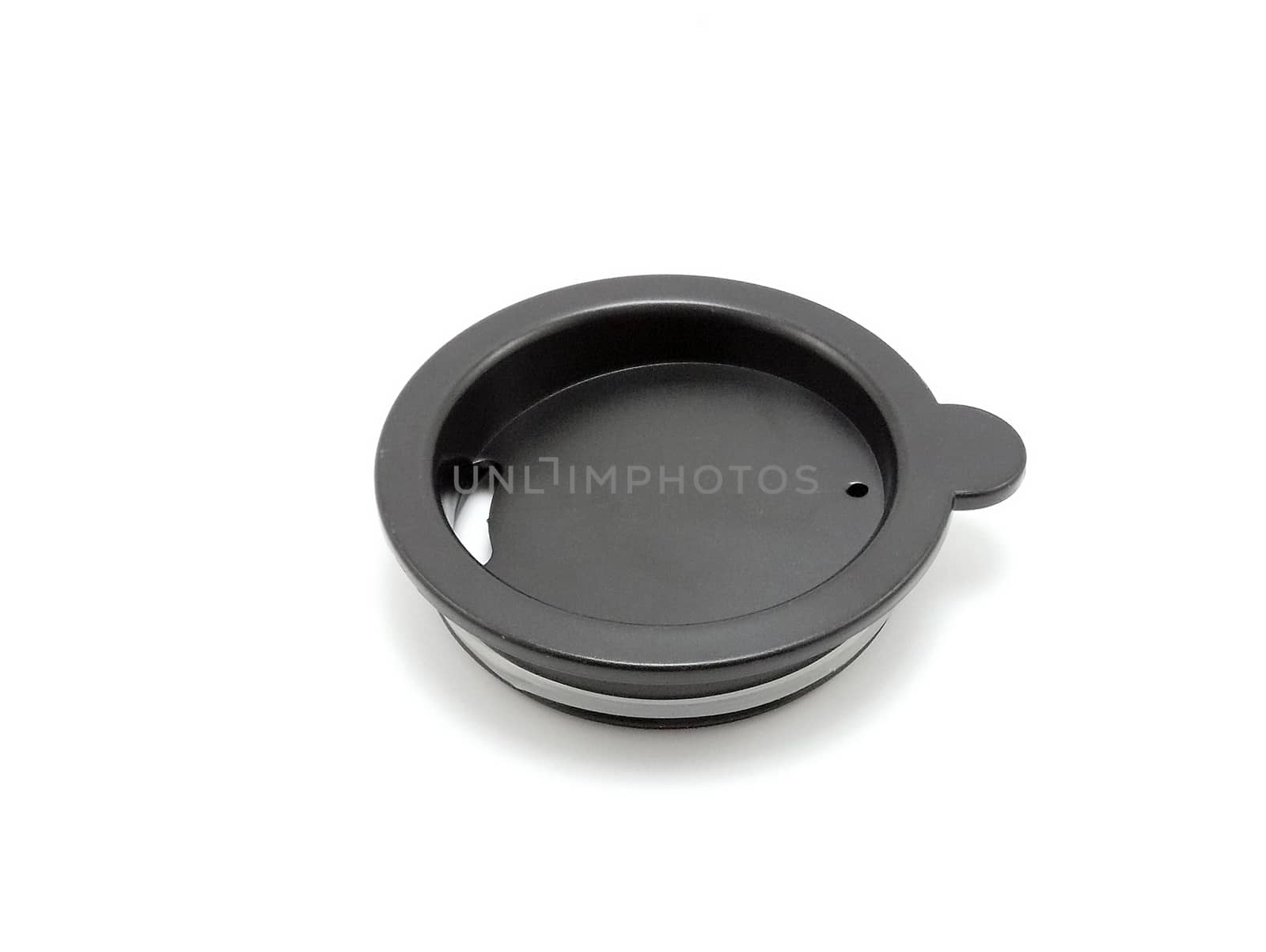 Self stirring mug black lid made from plastic by imwaltersy