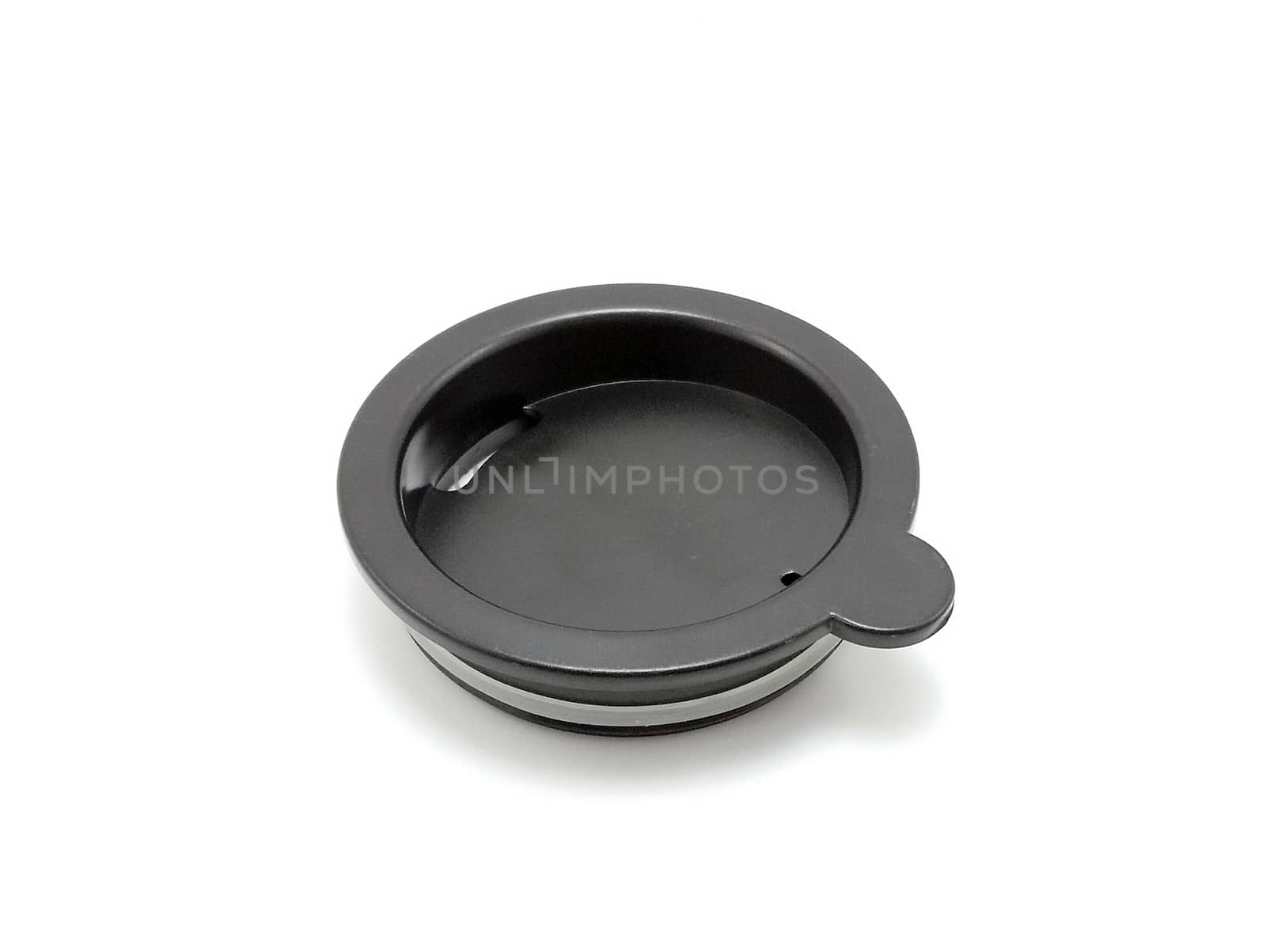 Self stirring mug black lid made from plastic by imwaltersy