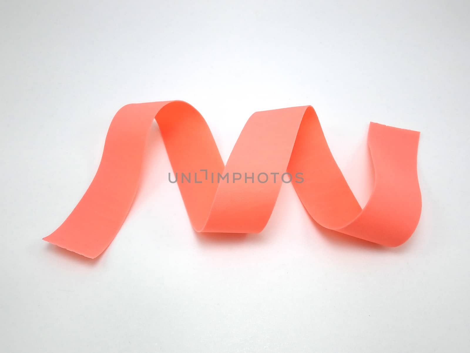 Pink rubber stretch band loop  by imwaltersy