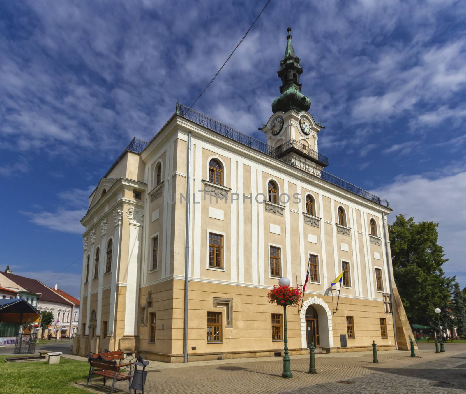 Townhall in Kezmarok, Spis region, Slovakia by Elenaphotos21