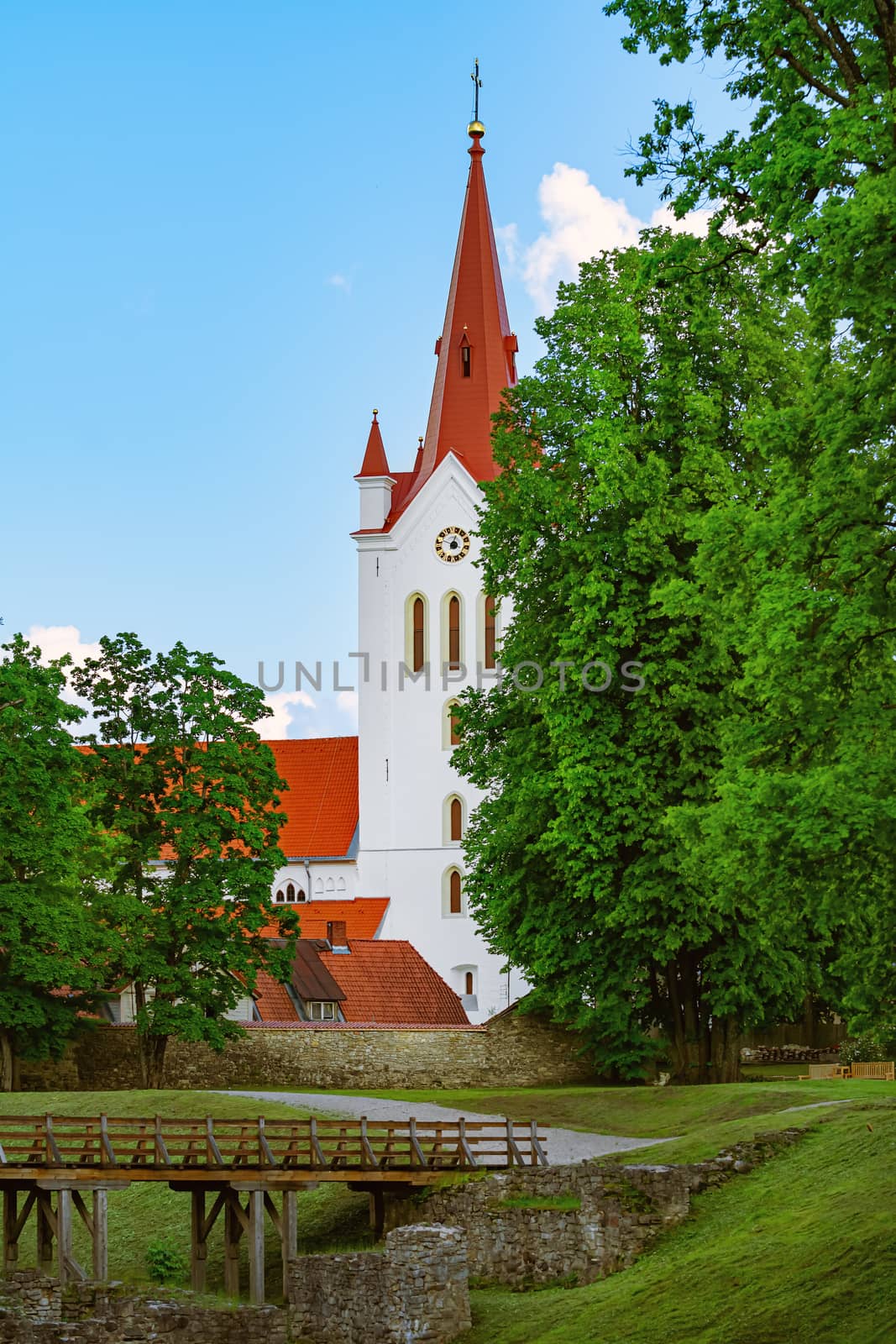 St. John the Baptist Lutheran church in Cesis, Latvia 