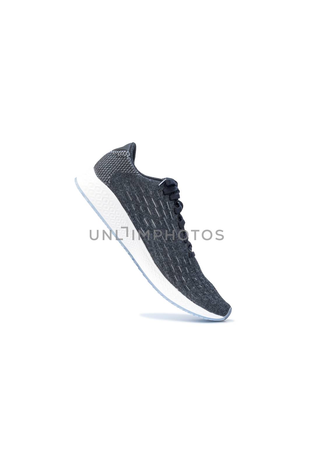 Fashion running sneaker shoes isolated white background.