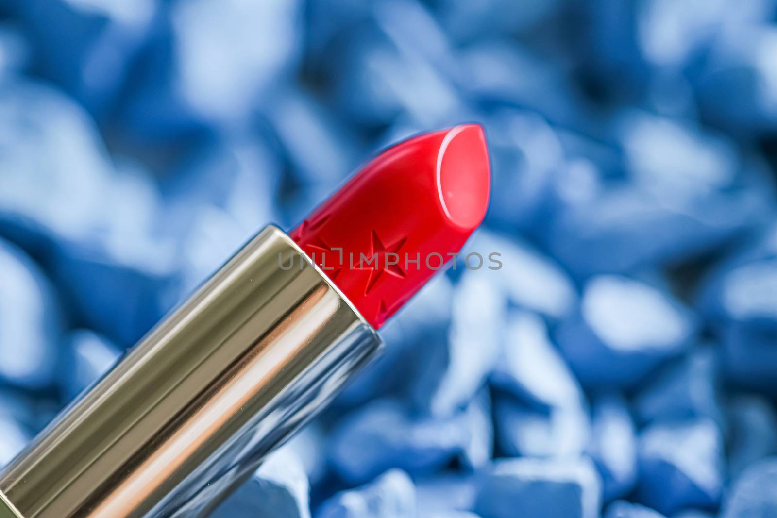 Red lipstick closeup, luxury make-up and beauty cosmetics