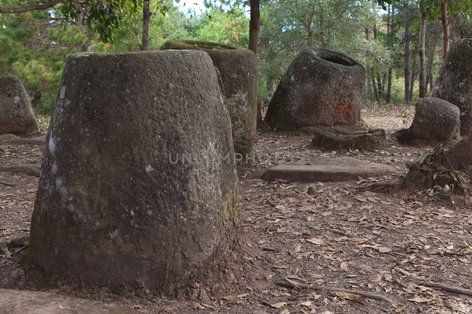 Plain of Jars, Phonsavan Laos mysterious location of stone jars 2000 years old by kgboxford