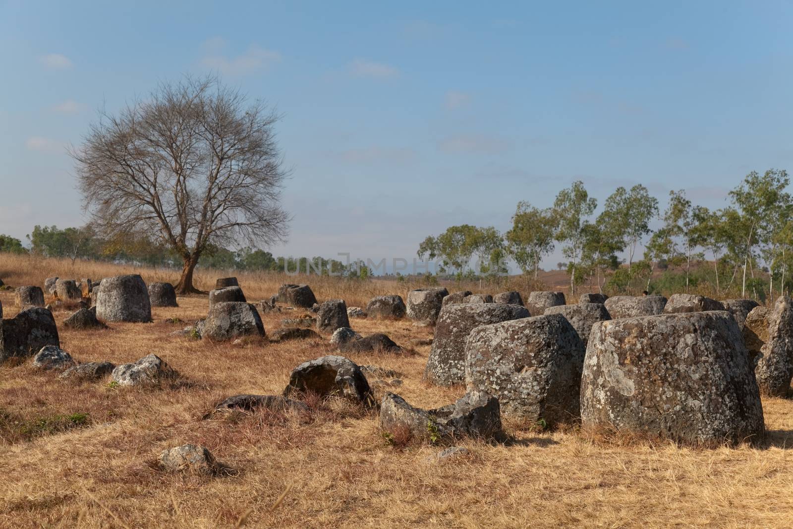 Plain of Jars, Phonsavan Laos mysterious location of stone jars 2000 years old by kgboxford