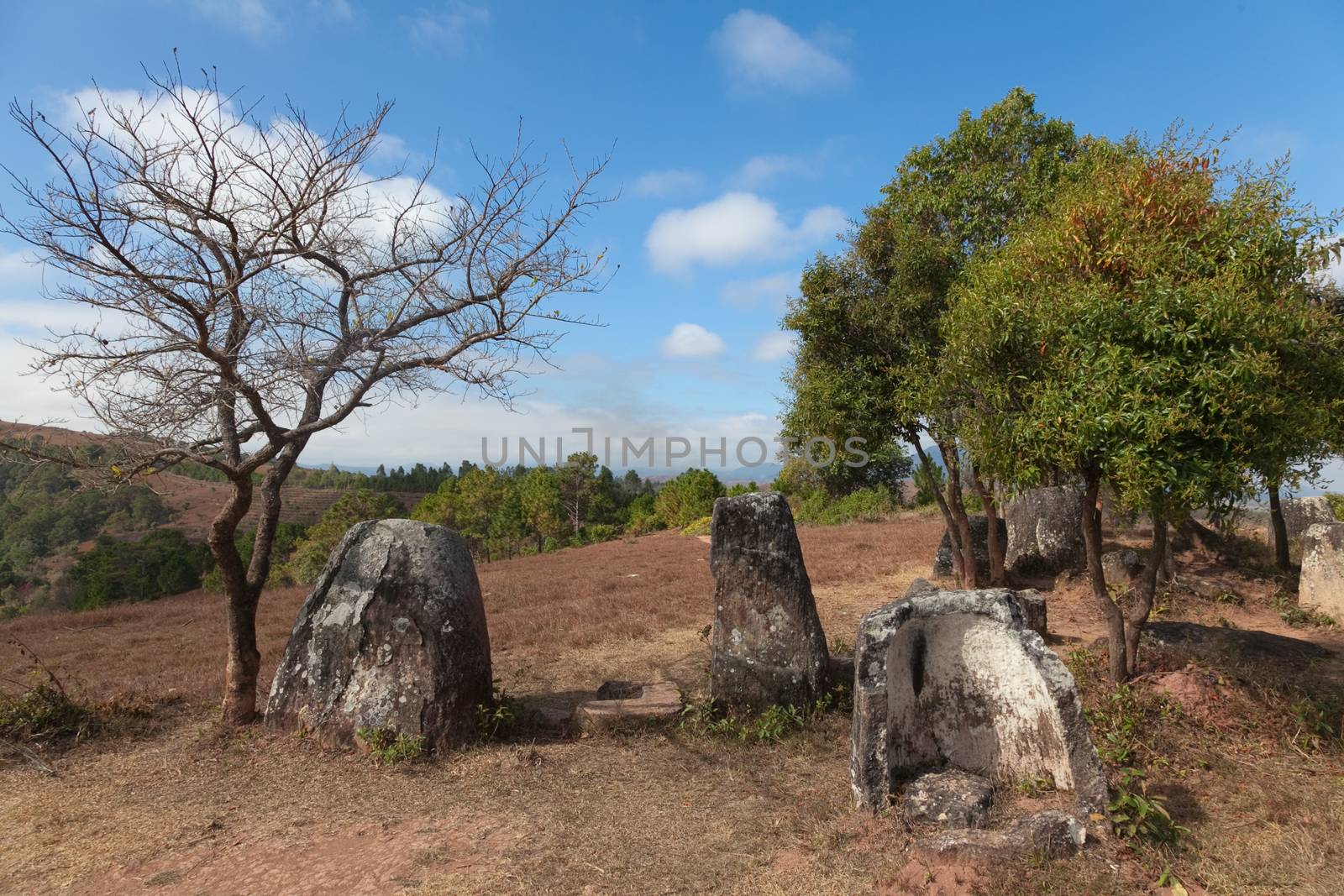 Plain of Jars, Phonsavan Laos mysterious location of stone jars 2000 years old by kgboxford