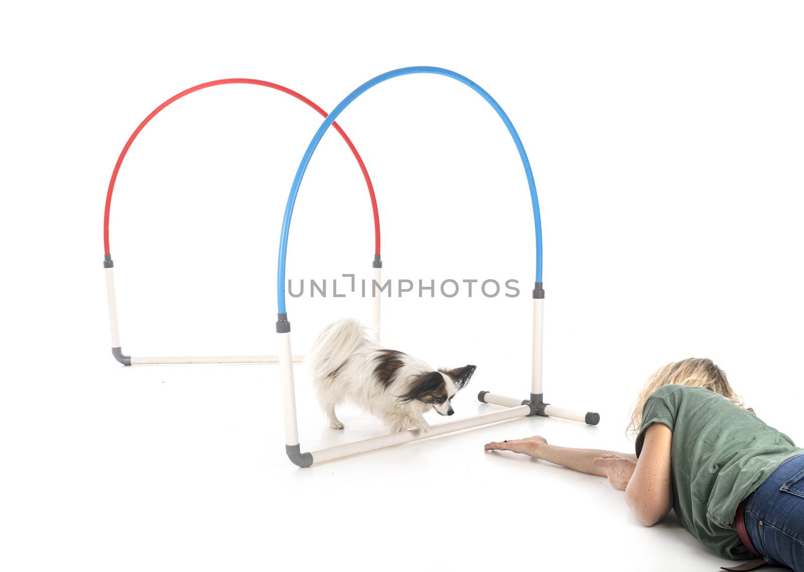 hooper training in front of white background