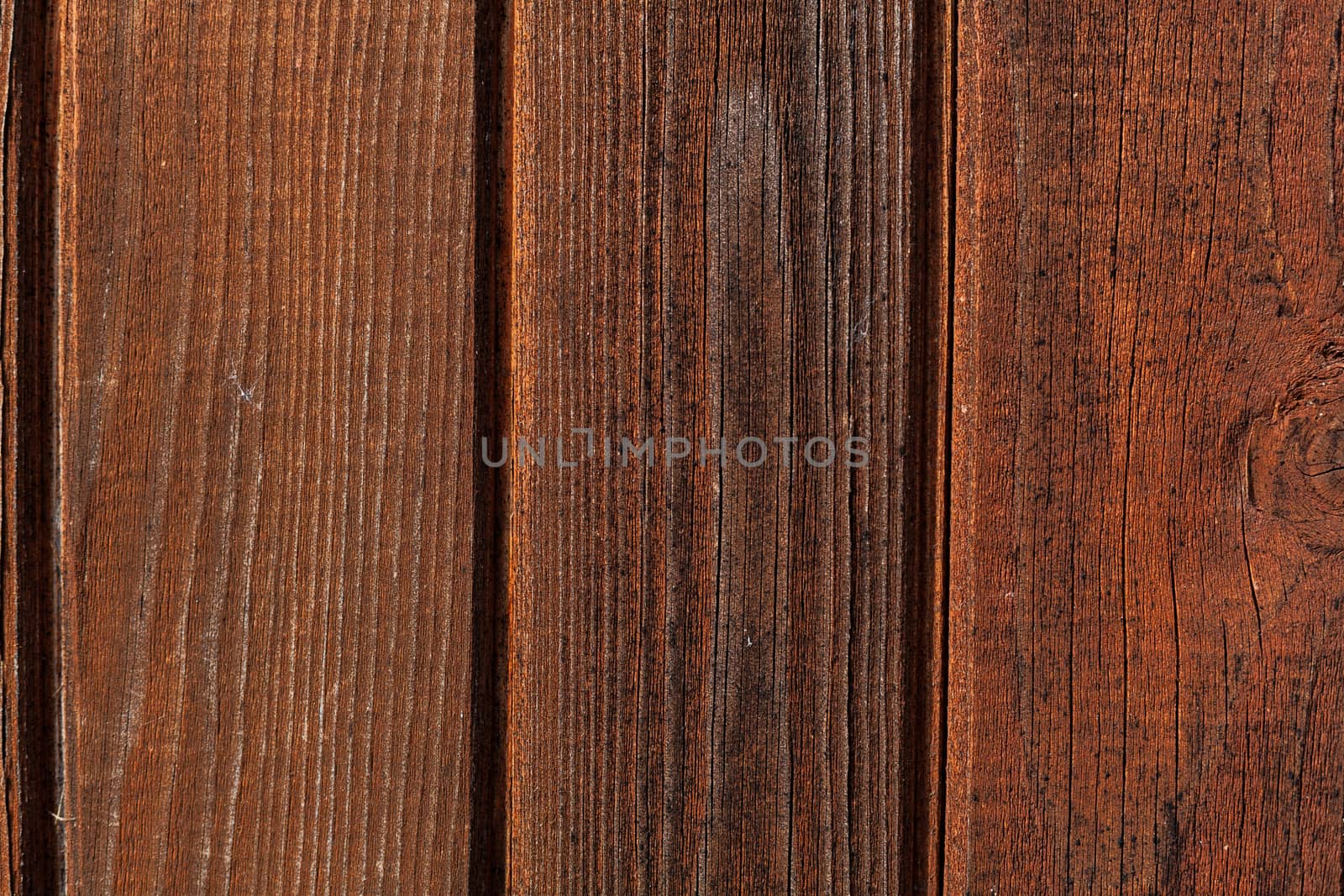 Old brown natural rustic wood background with vertical wooden boards. Space for text.