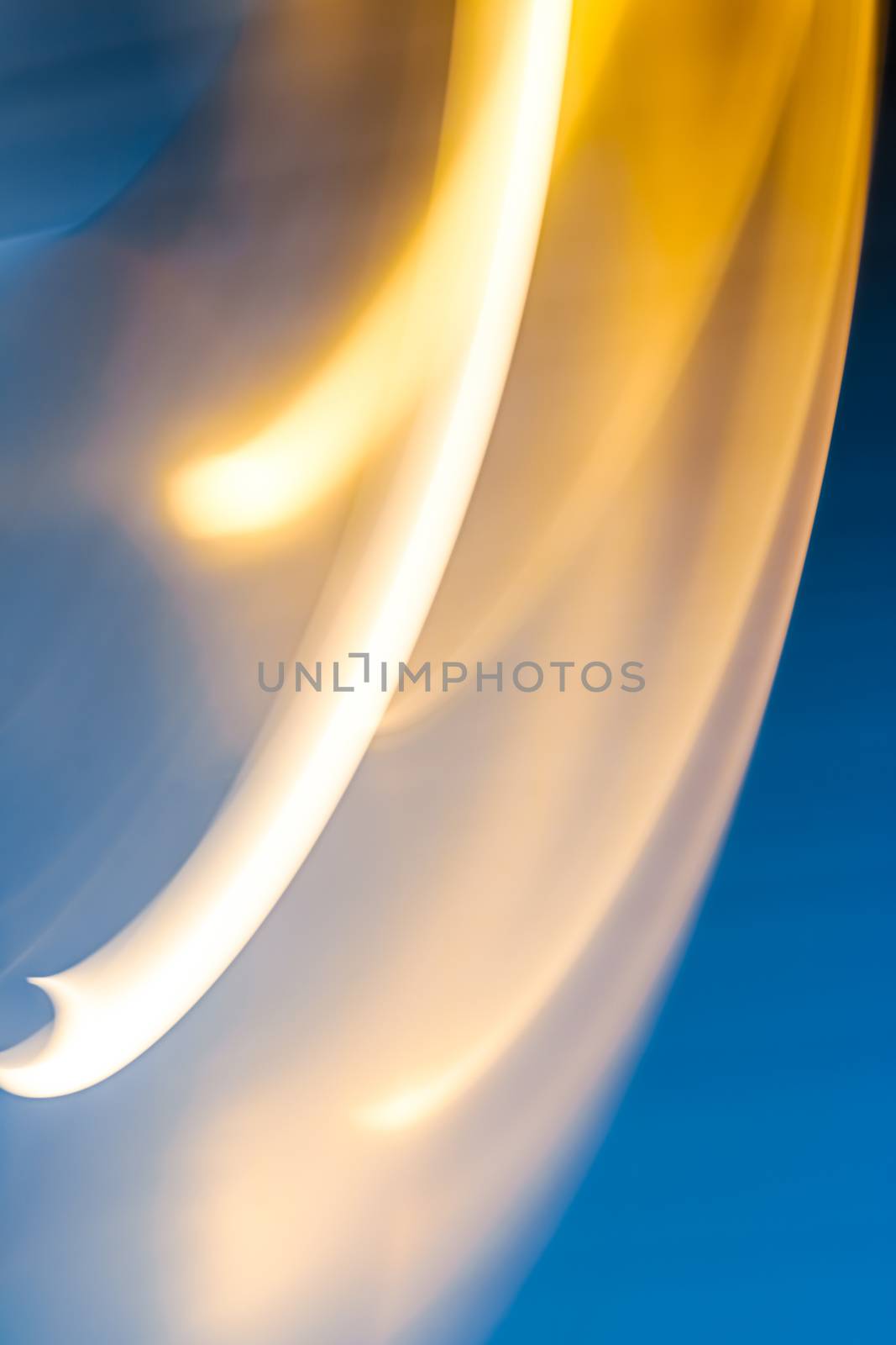 Light waves as abstract futuristic background, science and high tech design by Anneleven