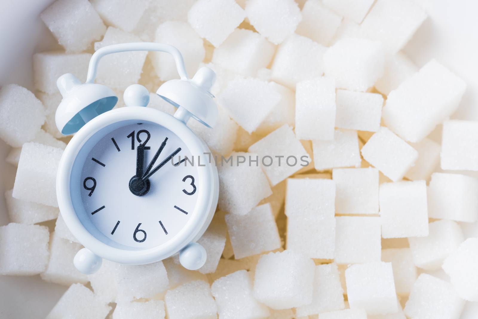 Sugar cube texture background sweet food ingredient and alarm cl by Sorapop