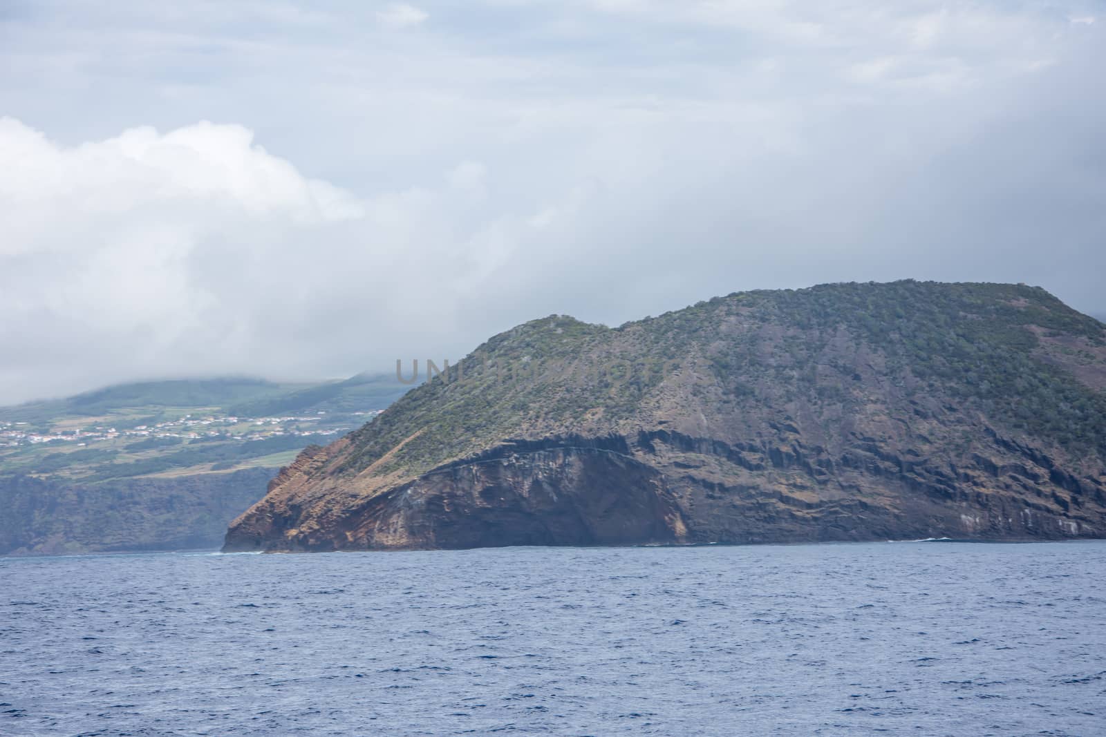 Walk on the Azores archipelago. Discovery of the island of sao jorge, Azores. Portugal , Velas