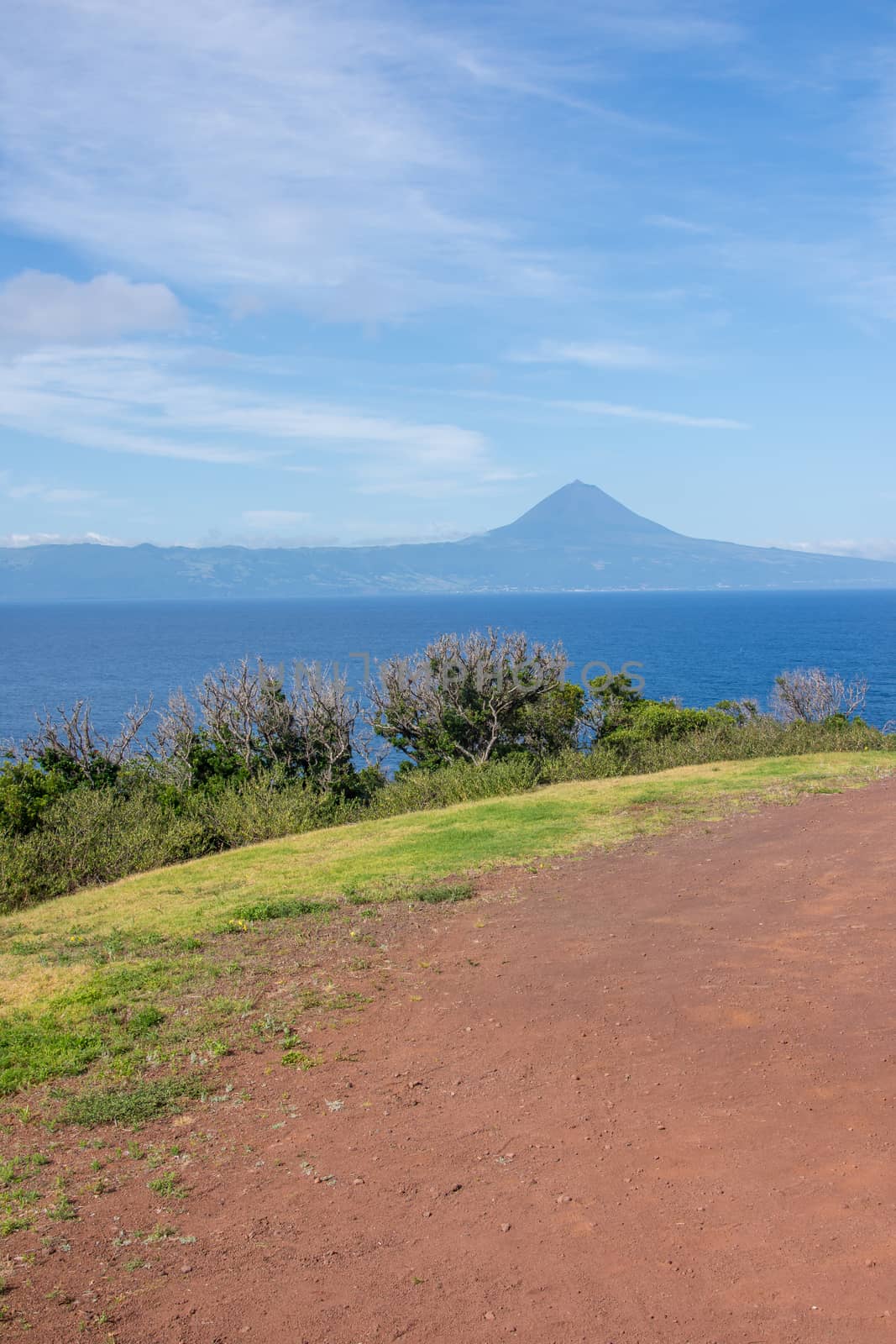 Walk on the Azores archipelago. Discovery of the island of sao jorge, Azores. Portugal , Velas
