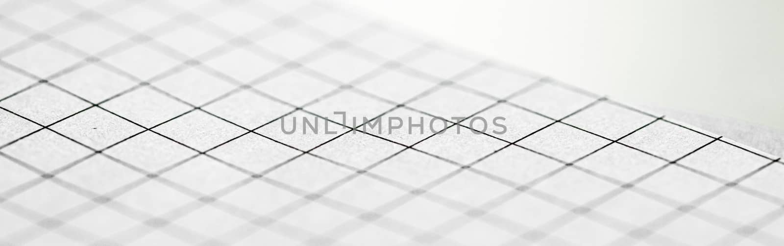 White grid paper texture, back to school background by Anneleven