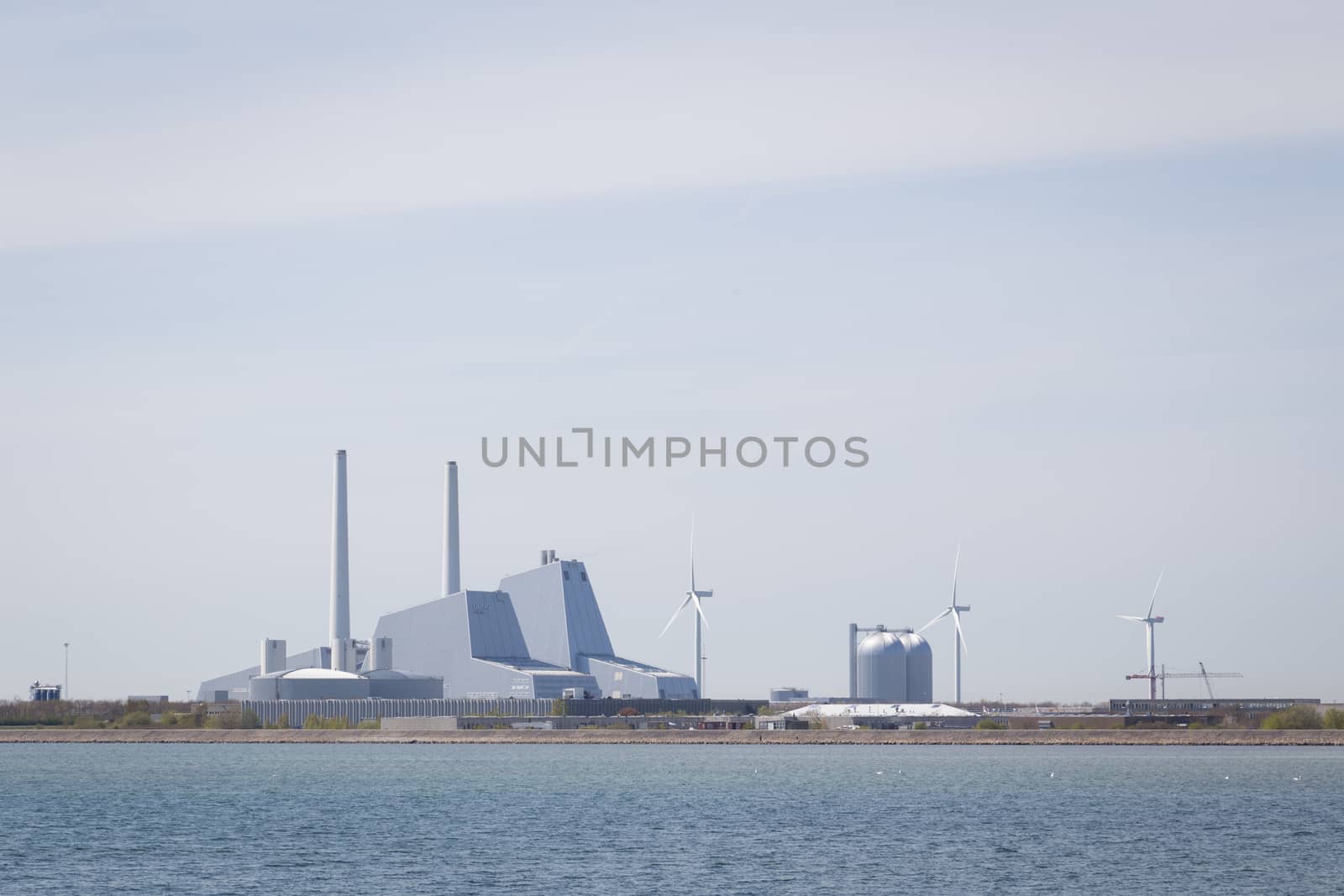 Copenhagen, Denmark - May 06, 2016: Avedoere power plant just south west of Copenhagen.