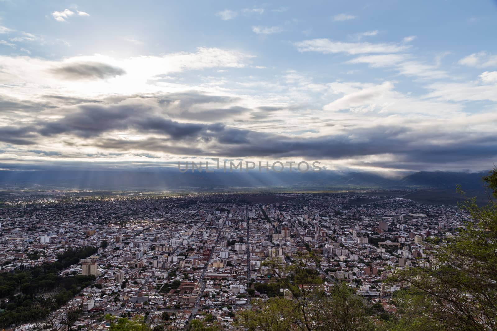 View of Salta from San Bernardo by oliverfoerstner