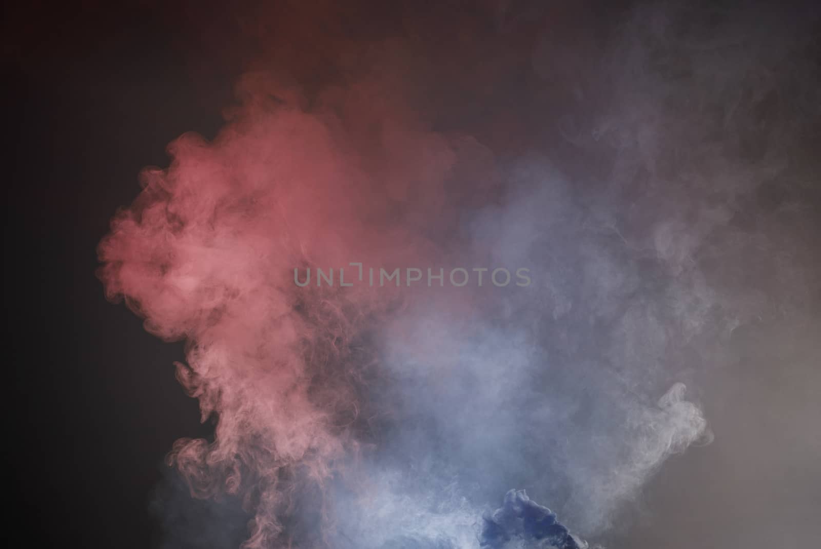 Violet and blue smoke texture on a black background. by Tjeerdkruse