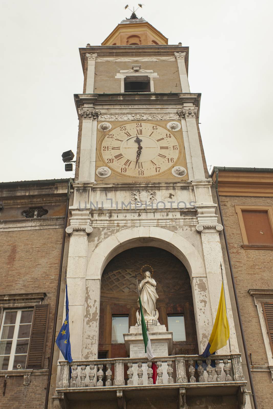 Palazzo comunale in Modena, Italy in english Town Hall building