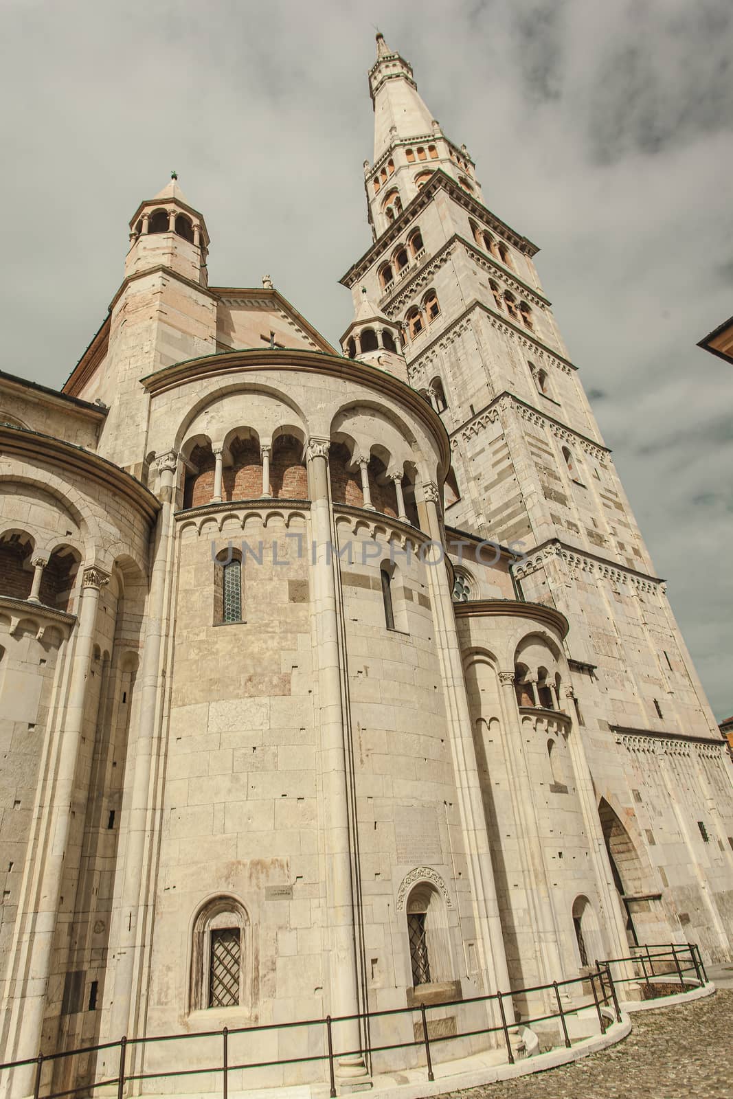 Detail of Modena's Duomo in Italy 7 by pippocarlot