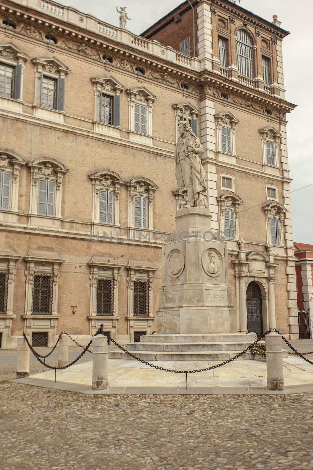 Palazzo Ducale in Modena, Italy. In eglish Ducal palace in Modena, the historic italian city.