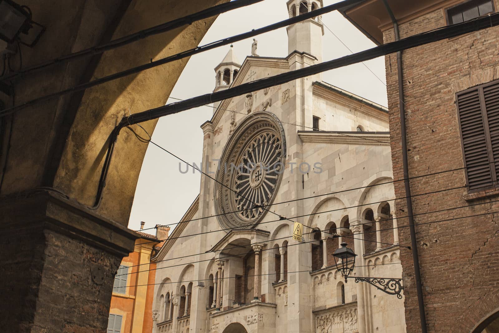 Detail of Modena's Duomo in Italy 6 by pippocarlot