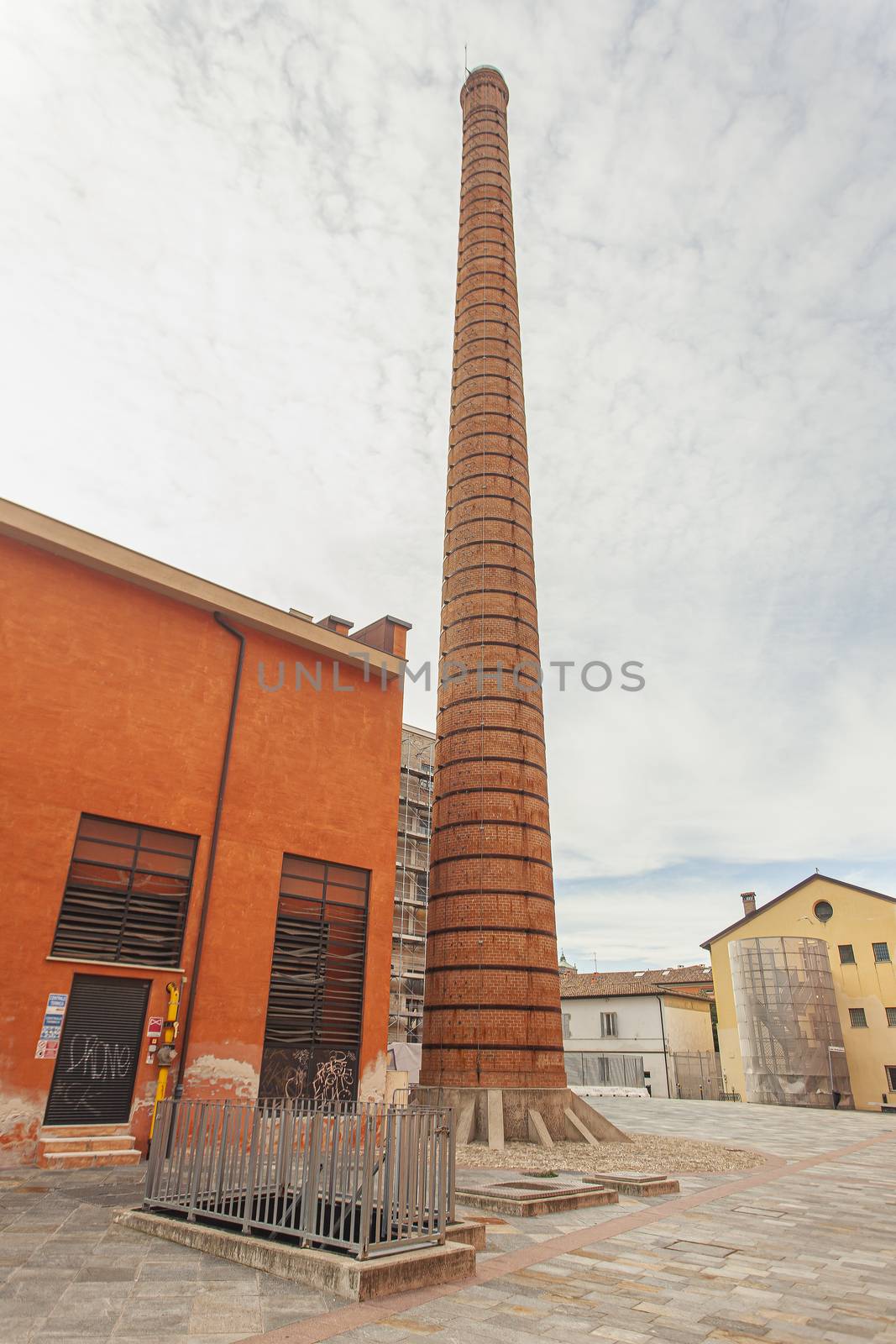 Detail of a Old Industrial building with chimney in Italy2 by pippocarlot